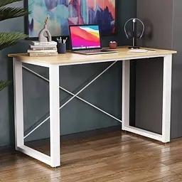 Письмовий стіл Ferrum-decor Драйв 750x1200x700 Білий метал ДСП Дуб Сан-Марино 32 мм (FRD-103395)
