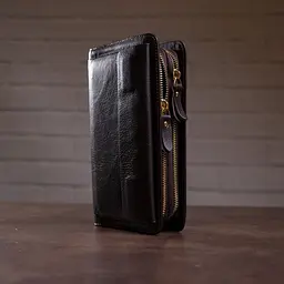 Чоловіча барсетка з ремінцем на руку 14915 Vintage коричнева - мініатюра 6