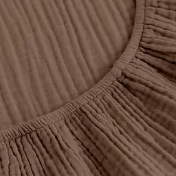 Простирадло на резинці муслін Cosas Caramel 200х200х20 см (013Muslin_Caramel_200x200x20) - мініатюра 4