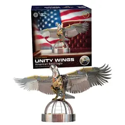 Конструктор Metal Time Колекційна модель Unity Wings Eagle Golden Armor Crystal Edition (MT101SWRSK-GA/READY)