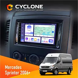 Штатна магнітола Mercedes-Benz Sprinter (W906) 2006+ Cyclone C9-011 4x64 DSP Cyclone (НФ-00007671)