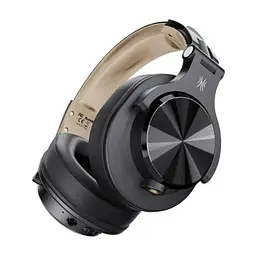 Навушники бездротові Fusion A70, Black/Gold, Bluetooth, Mini jack 6.3 мм OneOdio teh0027978 - мініатюра 2