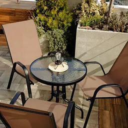 Комплект садових меблів 4Points Lido-3 з круглим столом ⌀70см - мініатюра 3