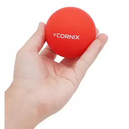 Масажний м'яч Cornix Lacrosse Ball 6.3 см XR-0117 Red - мініатюра 2