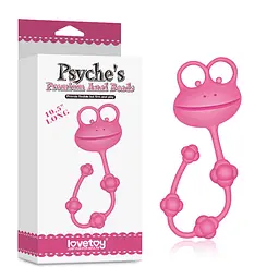 Анальний ланцюжок Psyche's Premium Anal Beads рожевий