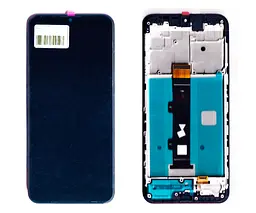 Дисплей Motorola XT2128 G20 чорний + рамка
