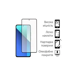 Чохол до мобільного телефона Dengos Kit for Xiaomi Redmi Note 13 4G case + glass (Black) (DG-KM-66) - мініатюра 3
