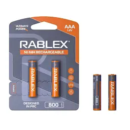 Акумулятор Rablex AAA (R03) 800mAh 2 шт.