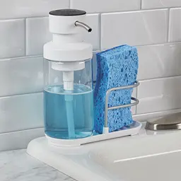 Диспенсер для миючого засобу KitchenAid Sinkware з підставкою для губки білий (KEG887OSWH) - мініатюра 10