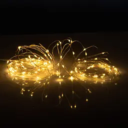 Електрогірлянда Yes! Fun нитка на мідному дроті 100 LED статична 10 м тепло-біла (975035) - мініатюра 4
