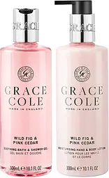  Набір для тіла Grace Cole Wild Fig & Pink Cedar Duo 300 мл / 300 мл - мініатюра 2