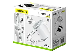 Міксер ручний занурювальний кухонний Maestro MR-505-WHITE 400Вт білий - мініатюра 5