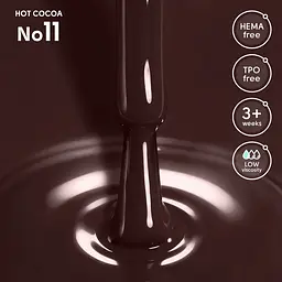 Гель-лак для нігтів 11 Hot Cocoa Shelly 12 мл - мініатюра 2