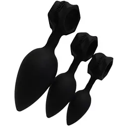 Набір анальних пробок Bathmate Anal Training Plugs діаметр 2.5 см 3.1 см 3.8 см - мініатюра 7