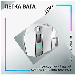 Миша G502 X LIGHTSPEED White (910-006189) Logitech teh0022108 - мініатюра 7