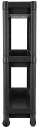 Етажерка 3-х ярусна Violet House 6015 Long Shelf 3 GREY 54х18х67 см (7249027) - мініатюра 2