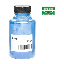 Тонер HP CLJ 150/178/179 chip 25g Cyan AHK (50000245)