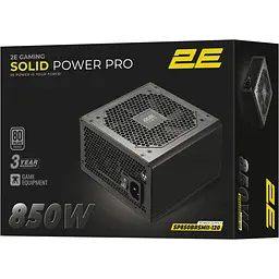 Блок живлення 2E Gaming Solid Power Pro 850W (2E-SP850BRSMII-120) [140621] - мініатюра 5