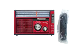 Радіоприймач на акумуляторі Golon RX-382 FM/AM/SW з ліхтарем LED Червоний (1756375729) - мініатюра 3