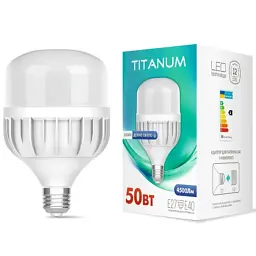 Лампочка TITANUM A138 50W E27 6500K (TL-HA138-50276)