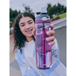 Пляшка для води Contigo Ashland Passionfruit спортивна бузкова 0.72 л (2191382) - мініатюра 7