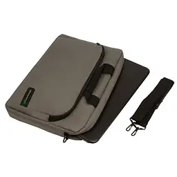 Сумка для ноутбука Grand-X 15.6'' SB-129 Grey Ripstop Nylon (SB-129G) - мініатюра 5
