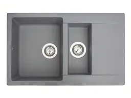 Кухонна мийка Miraggio LAPAS gray (0000020) Граніт, Врізна, Сірий
