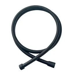 Шланг для душу Koer KB-0803-150-05 150 см силіконовий KR4845, Чорний матовий