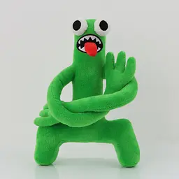 М'яка іграшка Watchbands Зелений райдужний друг Green з Райдужні друзі Rainbow Friends Roblox довжина 23 см (MI-19526) - мініатюра 4