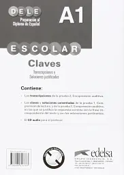 DELE Escolar A1 Claves + CD Audio - мініатюра 2
