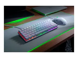 Клавіатура Razer Huntsman Mini Mercury Edition Purple Switch White (RZ03-03390300-R3M1) - мініатюра 4