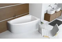 Панель для ванни Radaway Rineia 150 права, фронтальна, біла (OBEX.AQP.15WH) - мініатюра 2