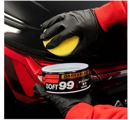 Твердий віск SOFT99 Dark & Black Wax для темних автомобілів 300 г SF-10018 - мініатюра 7