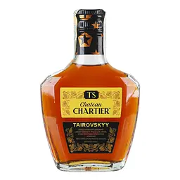 Бренді Chateau Chartier Tairovskyy Special виноградний ординарний 37% 0.2 л