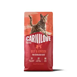 Сухий корм для стерилізованих котів Carnilove Active Beef & Venison Sterilised суперпреміум яловичина та оленина 6 кг