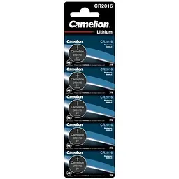 Батарейка Camelion CR 2016 Lithium x 5 (CR2016-BP5)