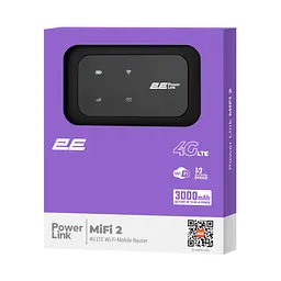 3G/4G/LTE мобільний роутер 2E PowerLink MiFi-2, N150, LTE, Wi-Fi4, 1xType-C, 1xCRC9, 3000 мА•год - мініатюра 8
