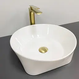 Умивальник VBI Panni white накладний VBI-016500, Білий - мініатюра 2