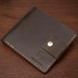 Шкіряне чоловіче портмоне Grande Pelle 11460 коричневий - мініатюра 1