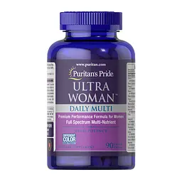 Мультивітаміни для жінок Ultra Woman Daily Multi Timed Release with Zinc - 90 caps
