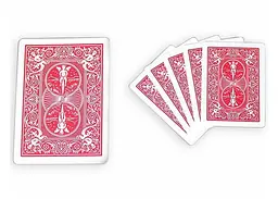 Карти гральні United States Playing Card Company Bicycle Rider Back Mini (red) (L1720-7470A-1) - мініатюра 2