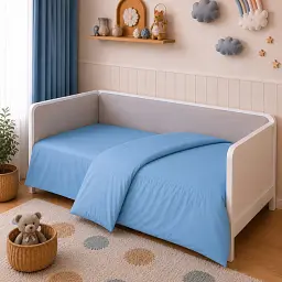 Дитяча постільна білизна LITTLE KIDS Poplin Line Green wave (2200012786376) - мініатюра 2
