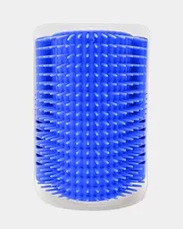 Щітка-чесалка для кішок Semi Brush-comb, Blue з кутовим кріпленням до стіни - мініатюра 2