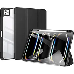 Чохол-книжка Dux Ducis Toby Series With Pencil Holder для Apple iPad Pro 11` M4/M5 (2024-2025) Black [110471] - мініатюра 1