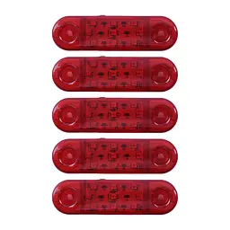 Габарит овальний 110х40 мм 12/24V Led 9 діодів Касний 5 шт. (MRT 23 К 132)