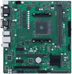 Материнська плата ASUS PRO A520M-C II/CSM (PRO A520M-C II/CSM) (Socket AM4, AMD A520, Micro-ATX)
