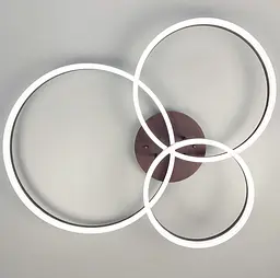 LED люстра Anelli Coffee на 3 кільця | Арт. A 8008/3 BCoffee | Line F - мініатюра 4