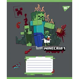 Набір зошитів Yes Minecraft Heroes A5 в клітинку 24 аркуші 20 шт. (767581) - мініатюра 5