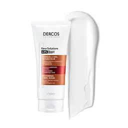 Відновлююча 2-хвилинна маска Vichy Dercos Kera-Solutions для реконструкції поверхні пошкодженого ослабленого волосся 200 мл - мініатюра 3