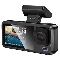 Відеореєстратор Hoco DV15 2-inch display driving recorder Чорний - мініатюра 3